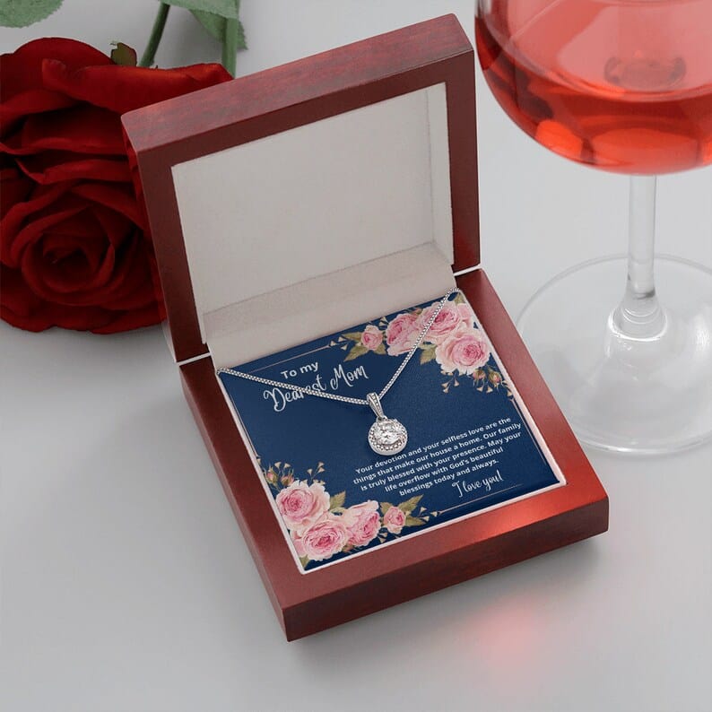 Collar Para Mi Querida Mamá - Que Tu Vida Rebose De La Hermosa Bendición De Dios Hoy Y Siempre