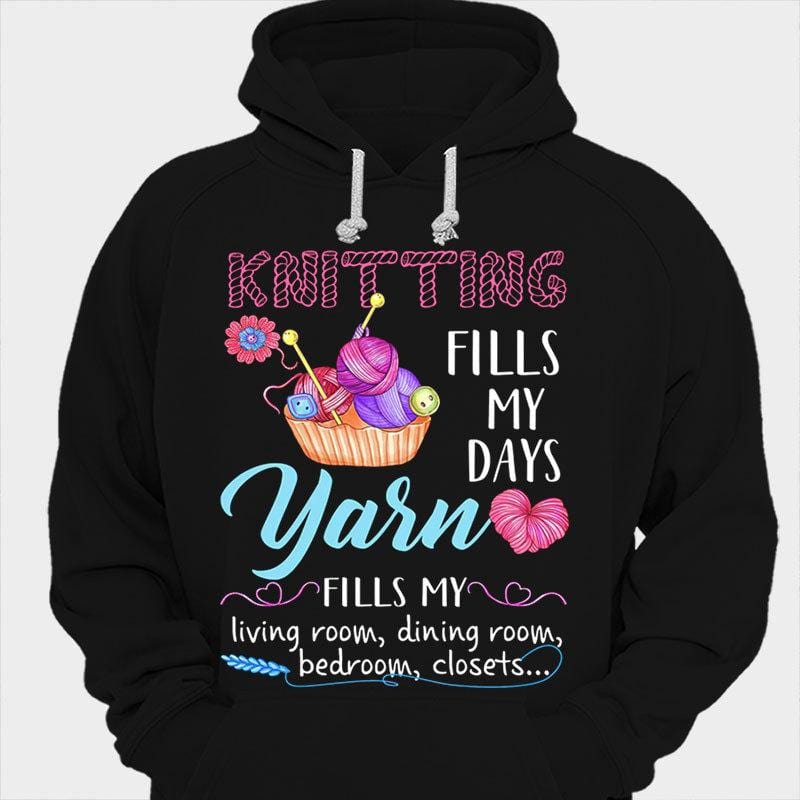 Tejer llena mis días El hilo llena mi sala de estar Camisas