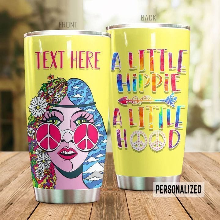 Vaso personalizado Un pequeño hippie Un pequeño capó