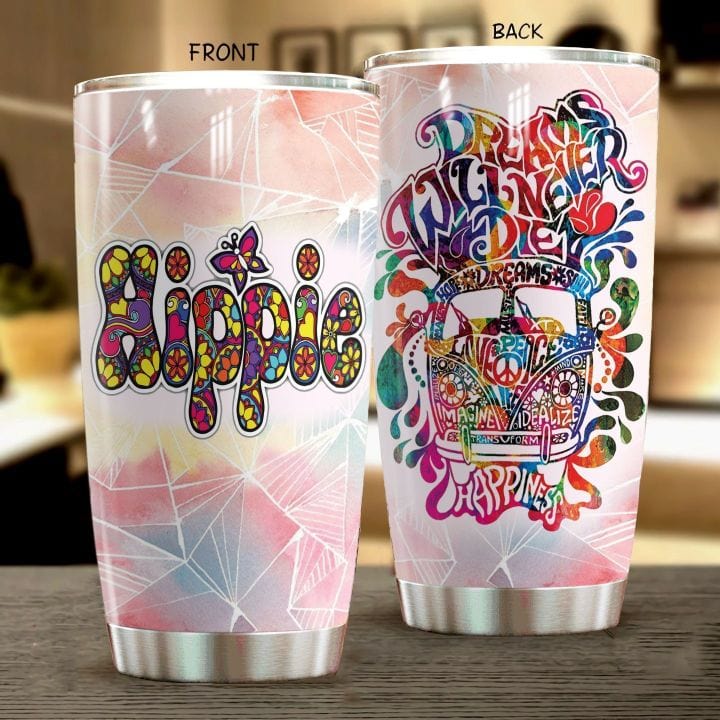 Vaso de furgoneta hippie