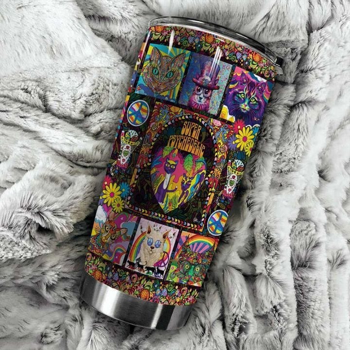 Cat Hippie Tumbler