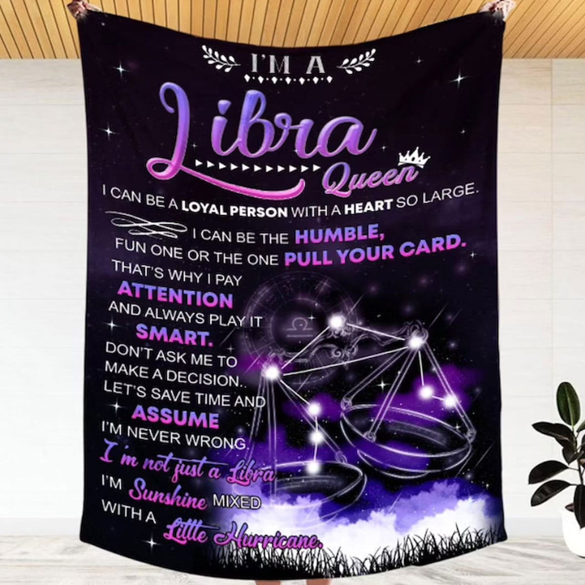 Manta, polar y sherpa I'm A Libra Queen
