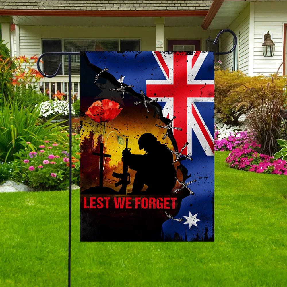 Lest We Forget Memorial Day House & Garden Flag