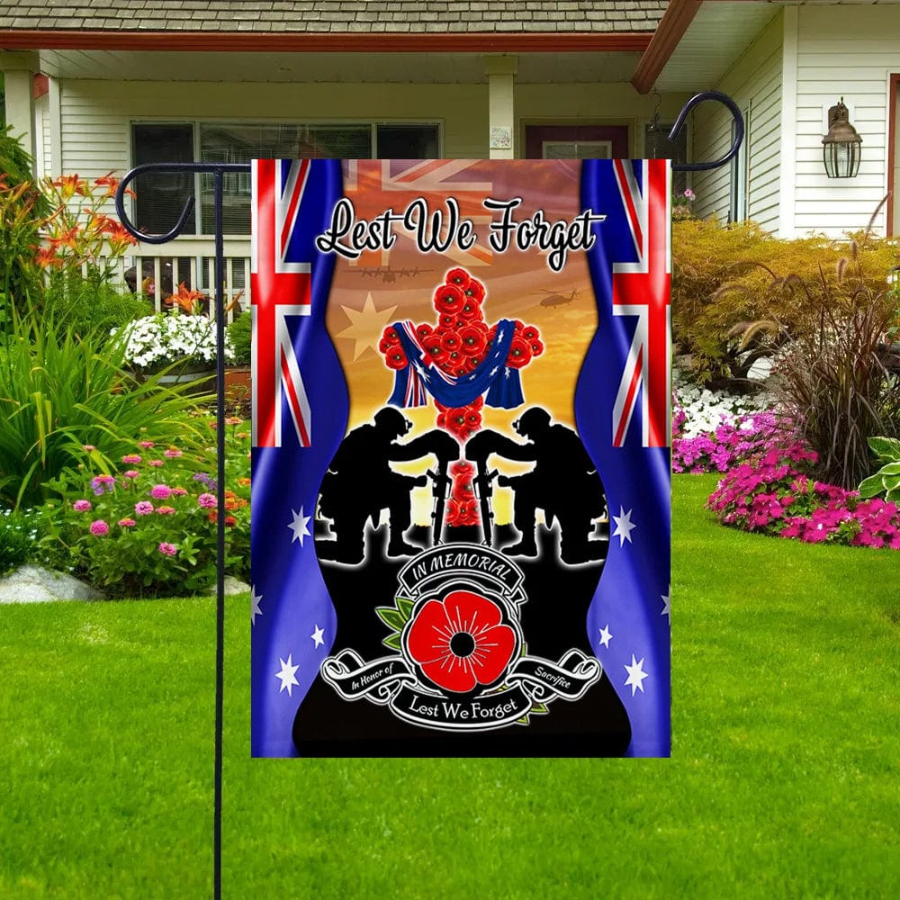 Lest We Forget Memorial Day House & Garden Flag