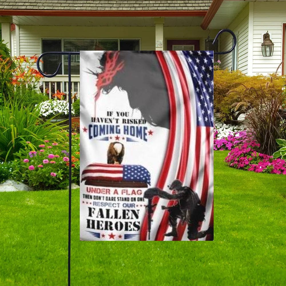 Respect Our Fallen Heroes Memorial Day House & Garden Flag