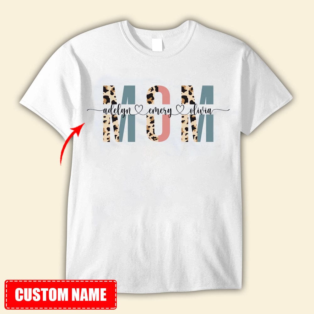 Leopard Mom Personalized Mother's Day Shirts