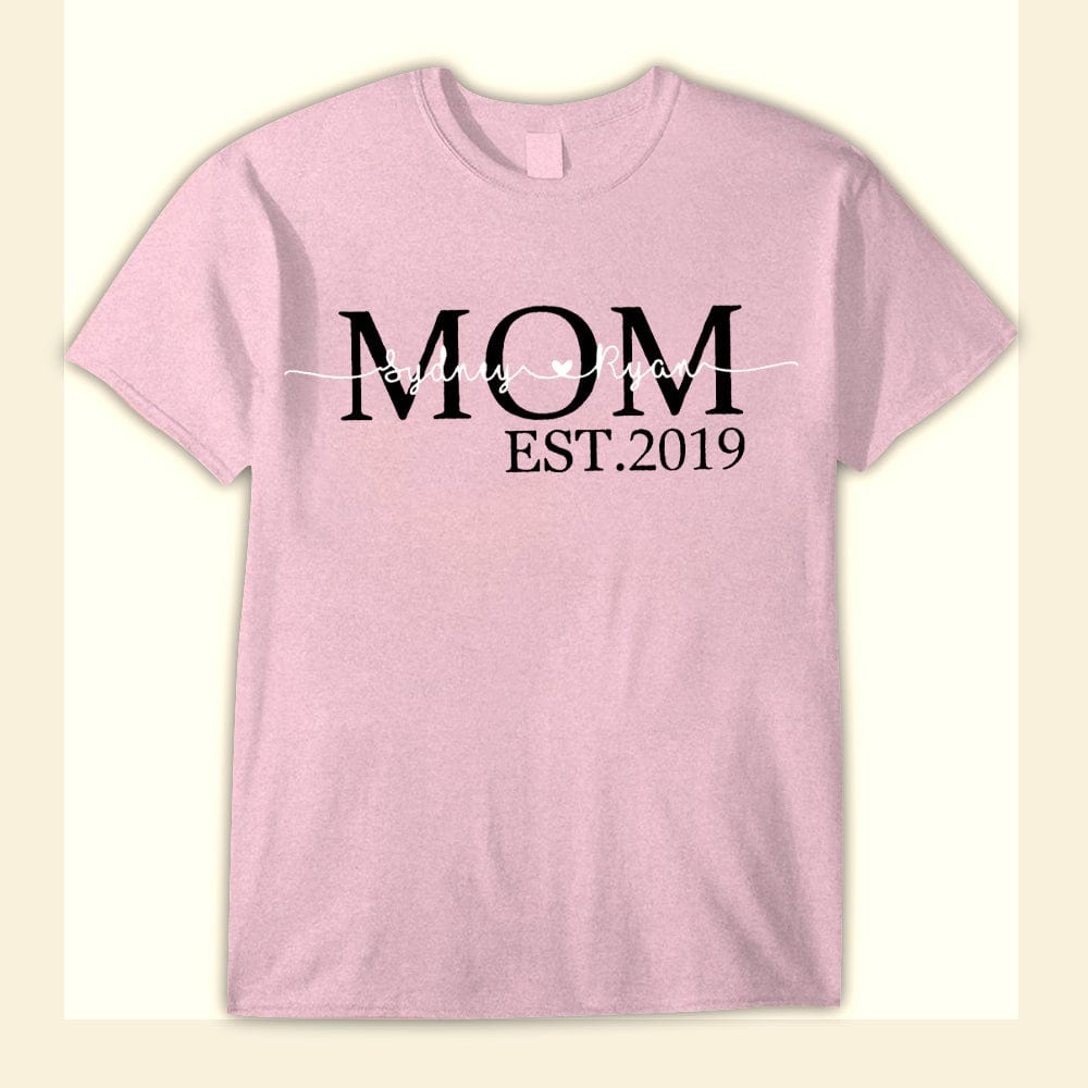 Mom Est Personalized Mother's Day Shirts