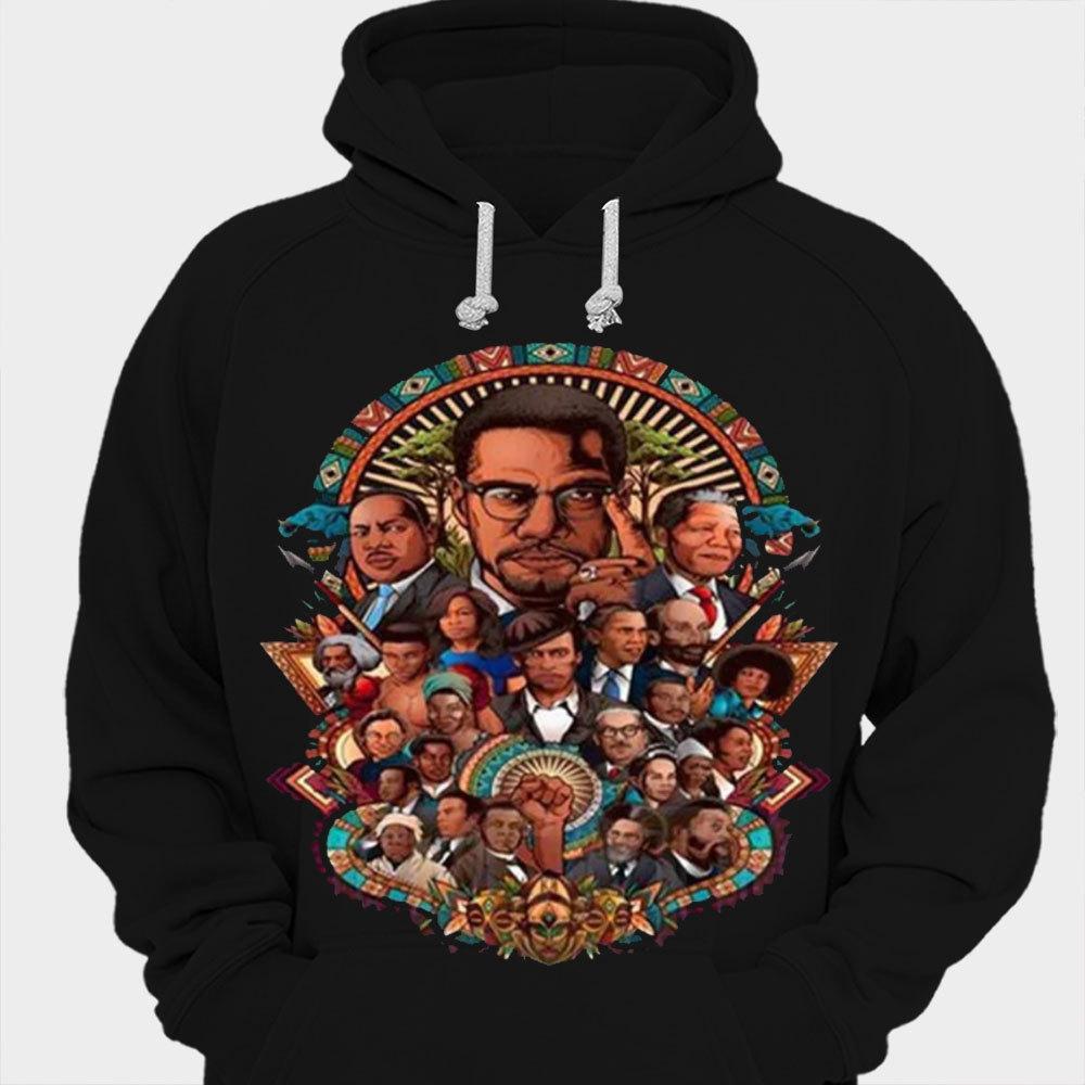 Camisetas afroamericanas con historia negra