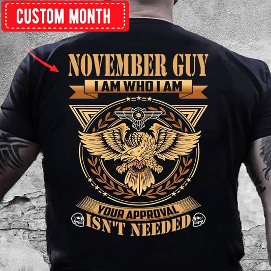 Soy quien soy, camisetas de cumpleaños personalizadas para el chico de noviembre