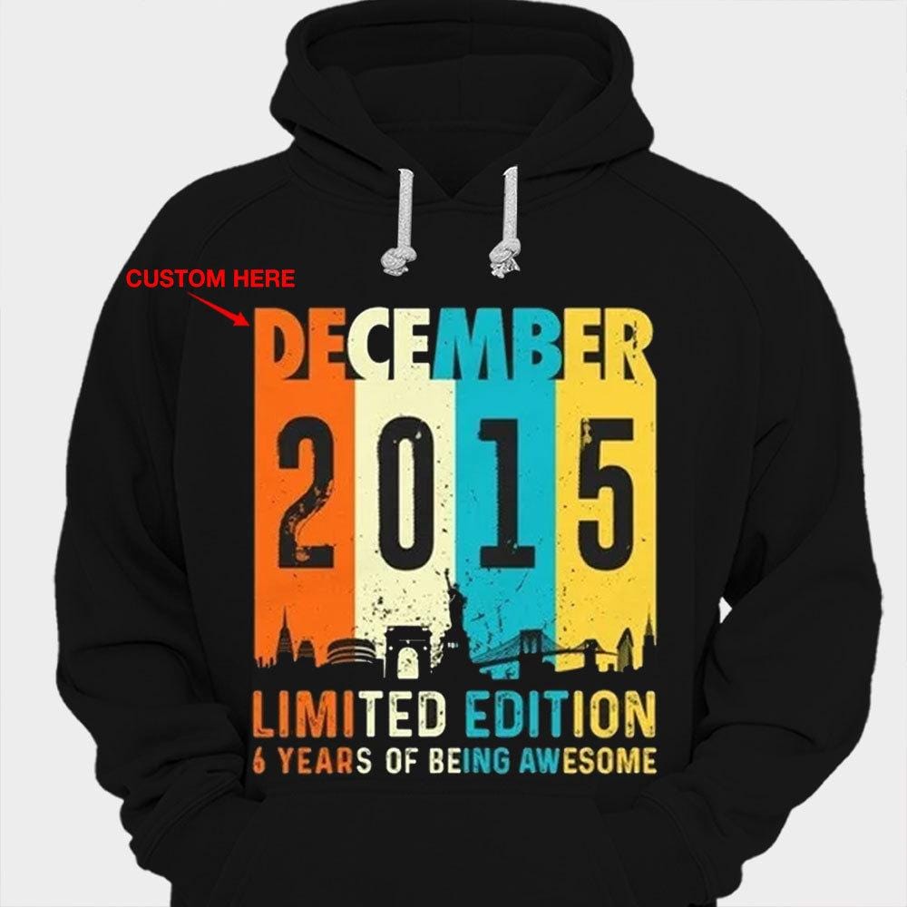 Camisetas de cumpleaños personalizadas de edición limitada de noviembre