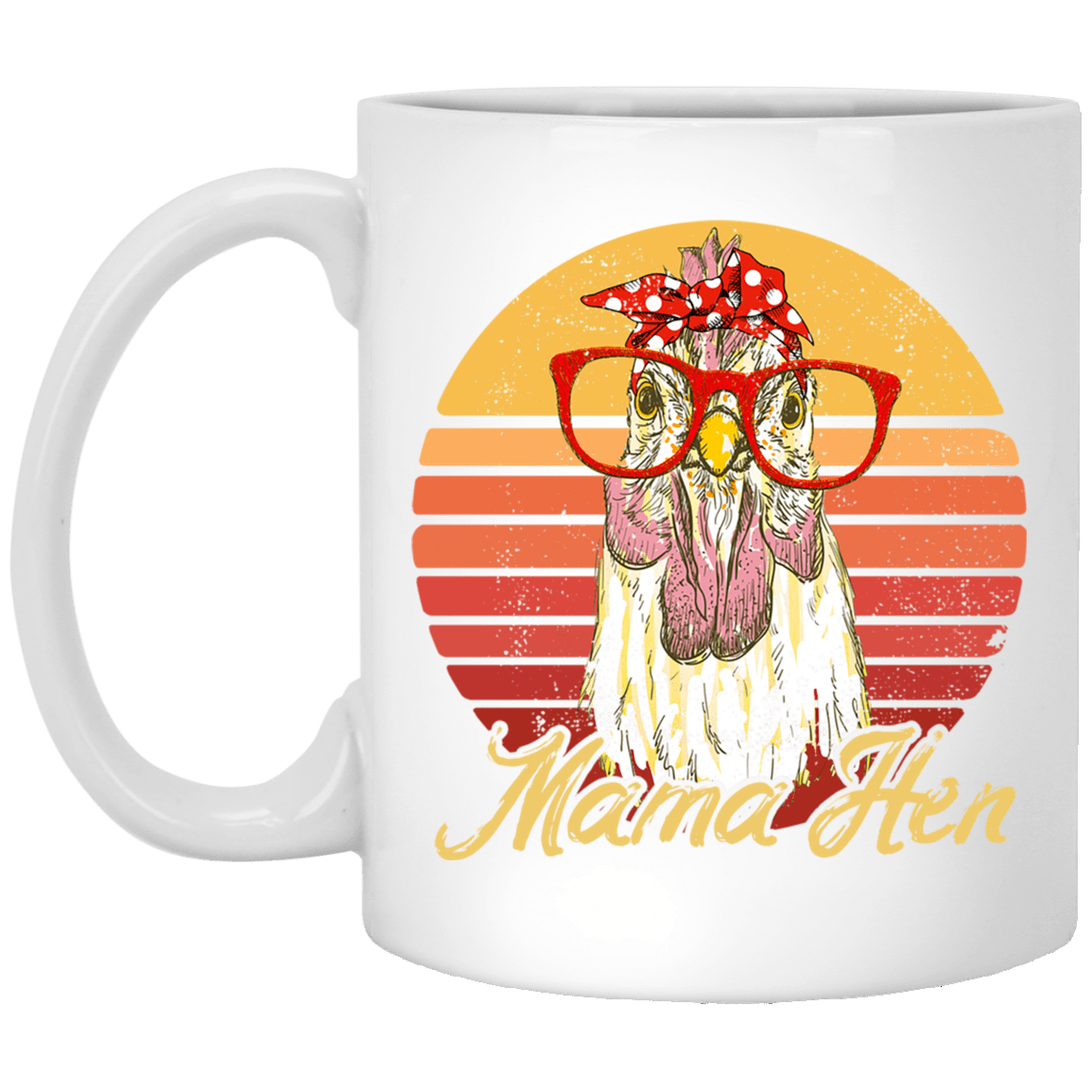 Mama Hen Vintage Chicken Mug