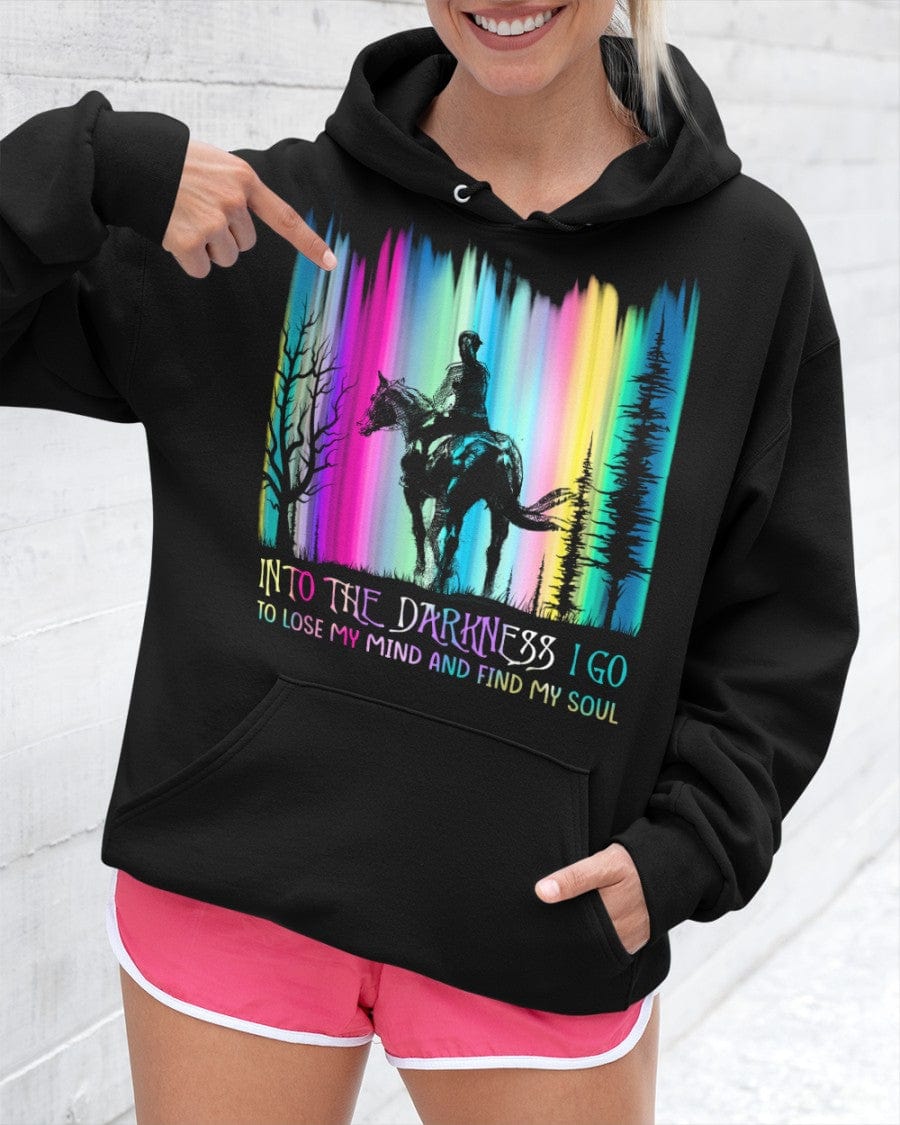 Entro en la oscuridad para perder la cabeza y encontrar mi alma. Camisetas