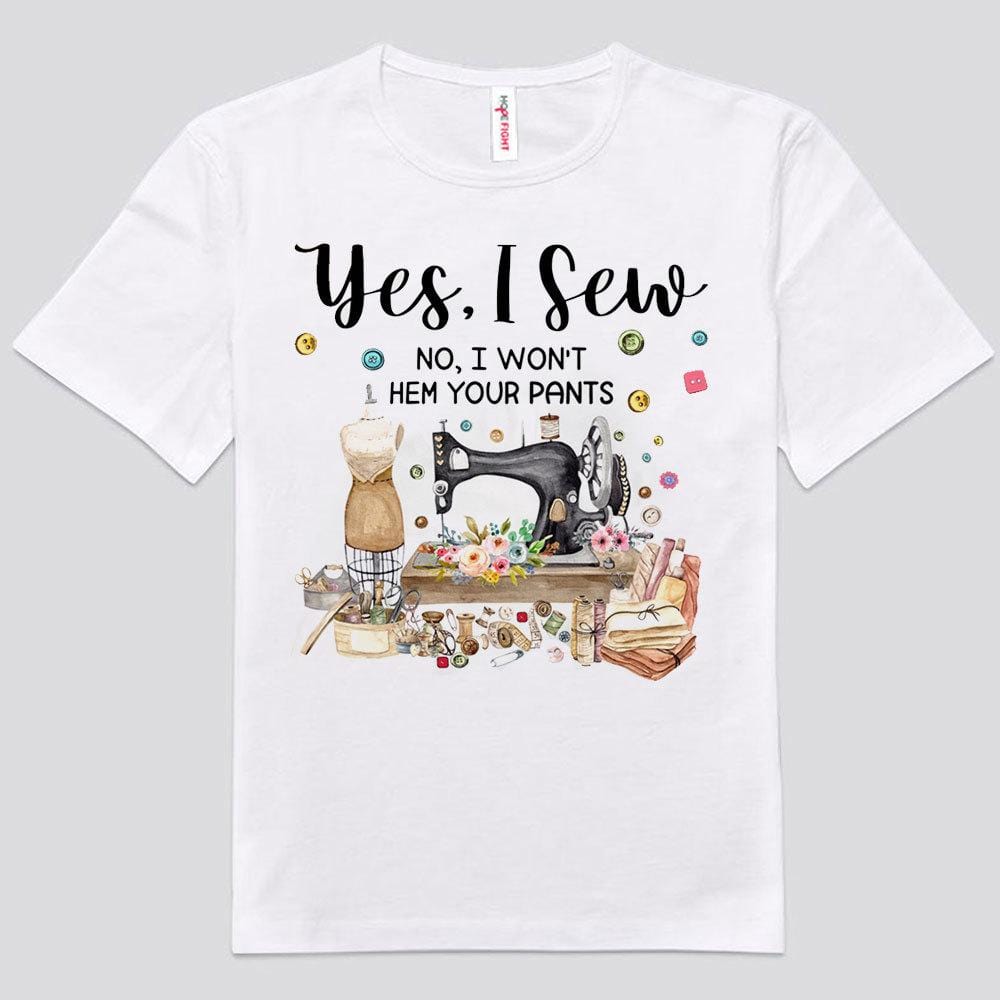 Sí, coso, no, no hago dobladillos en tus pantalones. Coso camisas