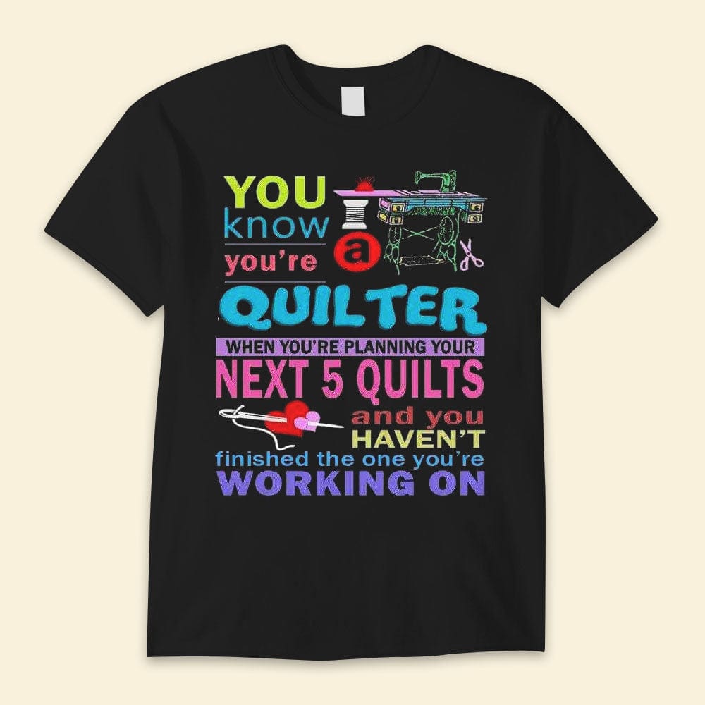 Sabes que eres un quilter cosiendo camisas