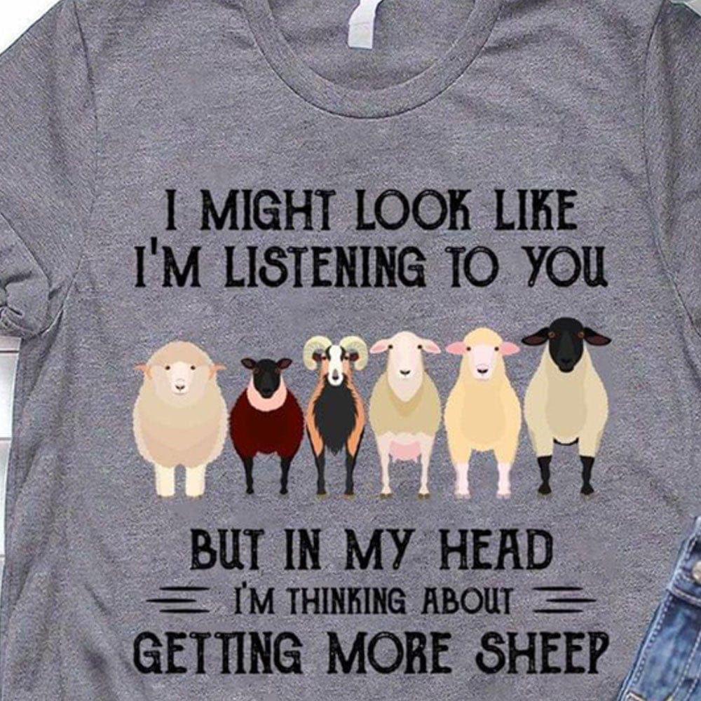 En mi cabeza estoy pensando en comprarme más camisetas de ovejas