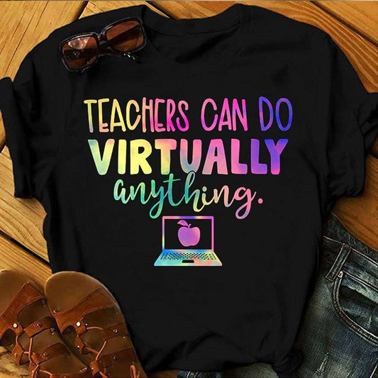 Camiseta de maestro virtual, el maestro puede hacer prácticamente cualquier cosa, regalo para el maestro