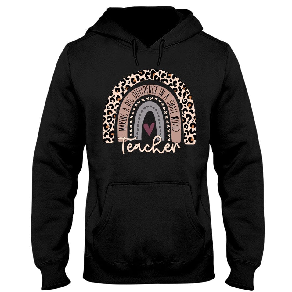 Teacher Making A Big Difference In A Small World T Shirt