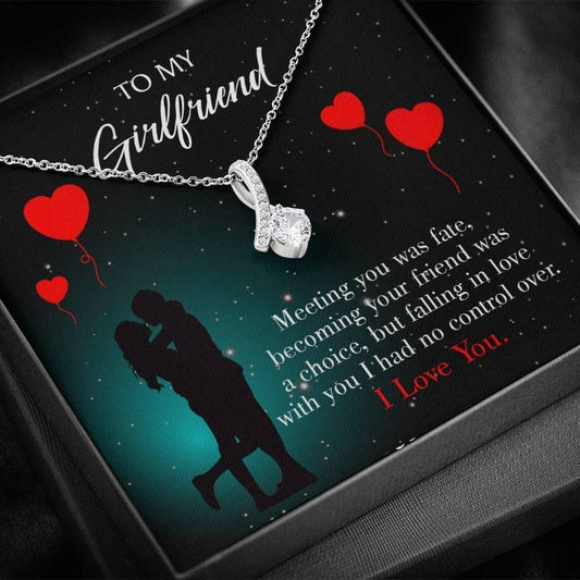 Collar Para Mi Novia: Conocerte Fue El Destino, Convertirme En Tu Amigo Fue Una Elección, Pero Enamorarme De Ti No Tuve Control Sobre Eso