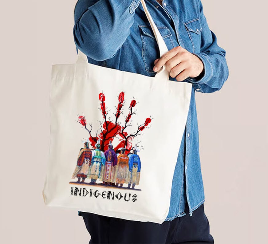 Indigenous Native American Tote Bag