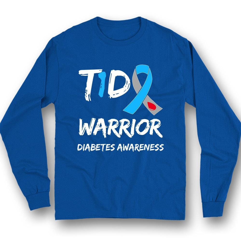 Camisetas T1d de Warrior, cinta azul