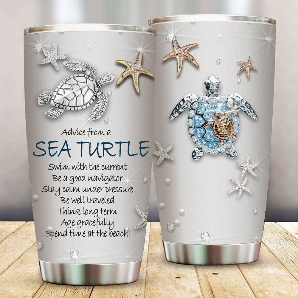 Advice From A Sea Turtle Tumbler