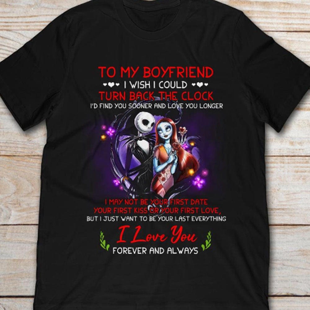 Para mi novio te amo por siempre y para siempre Camisetas de San Valentín