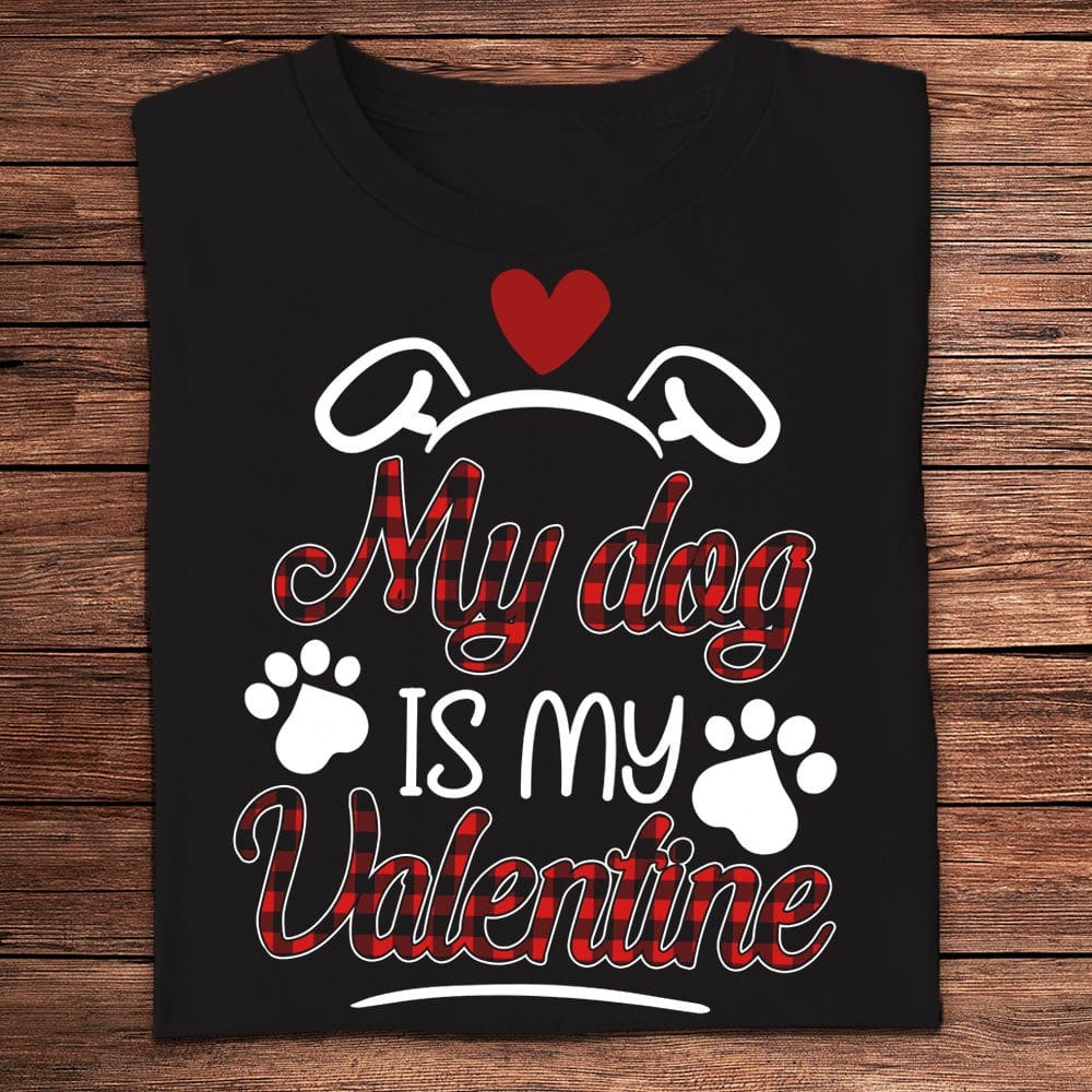 Camisetas Mi perro es mi San Valentín
