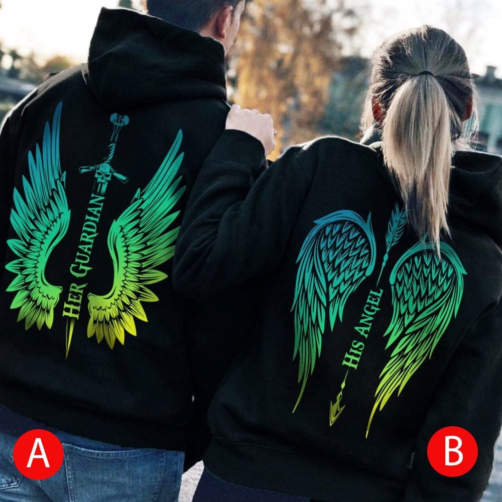 Camisetas de pareja de San Valentín para su guardián y su ángel