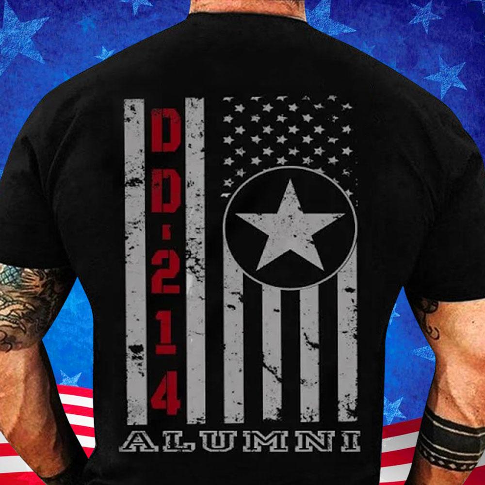 Camisetas de veteranos exalumnos del DD 214
