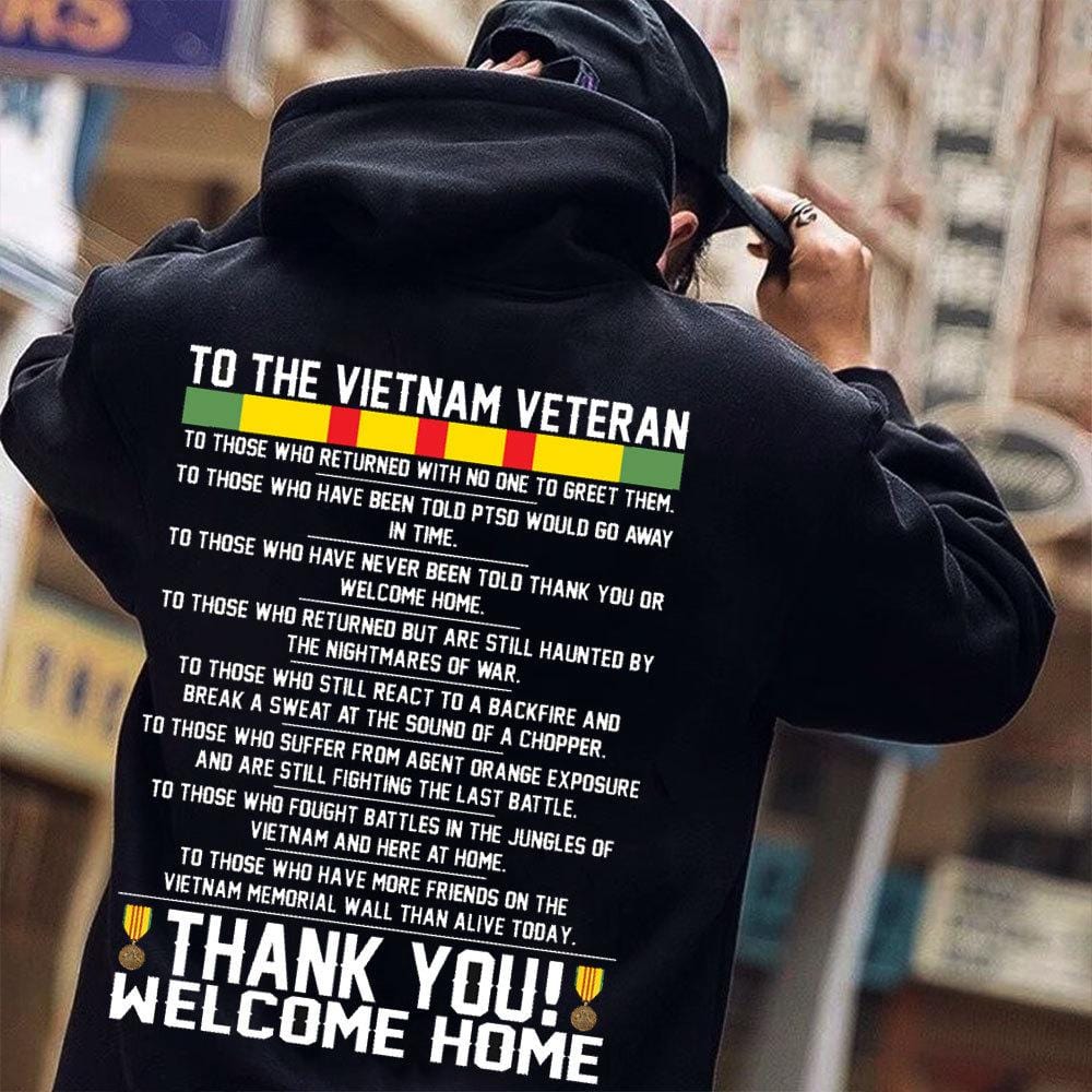Camisetas de agradecimiento para los veteranos de Vietnam