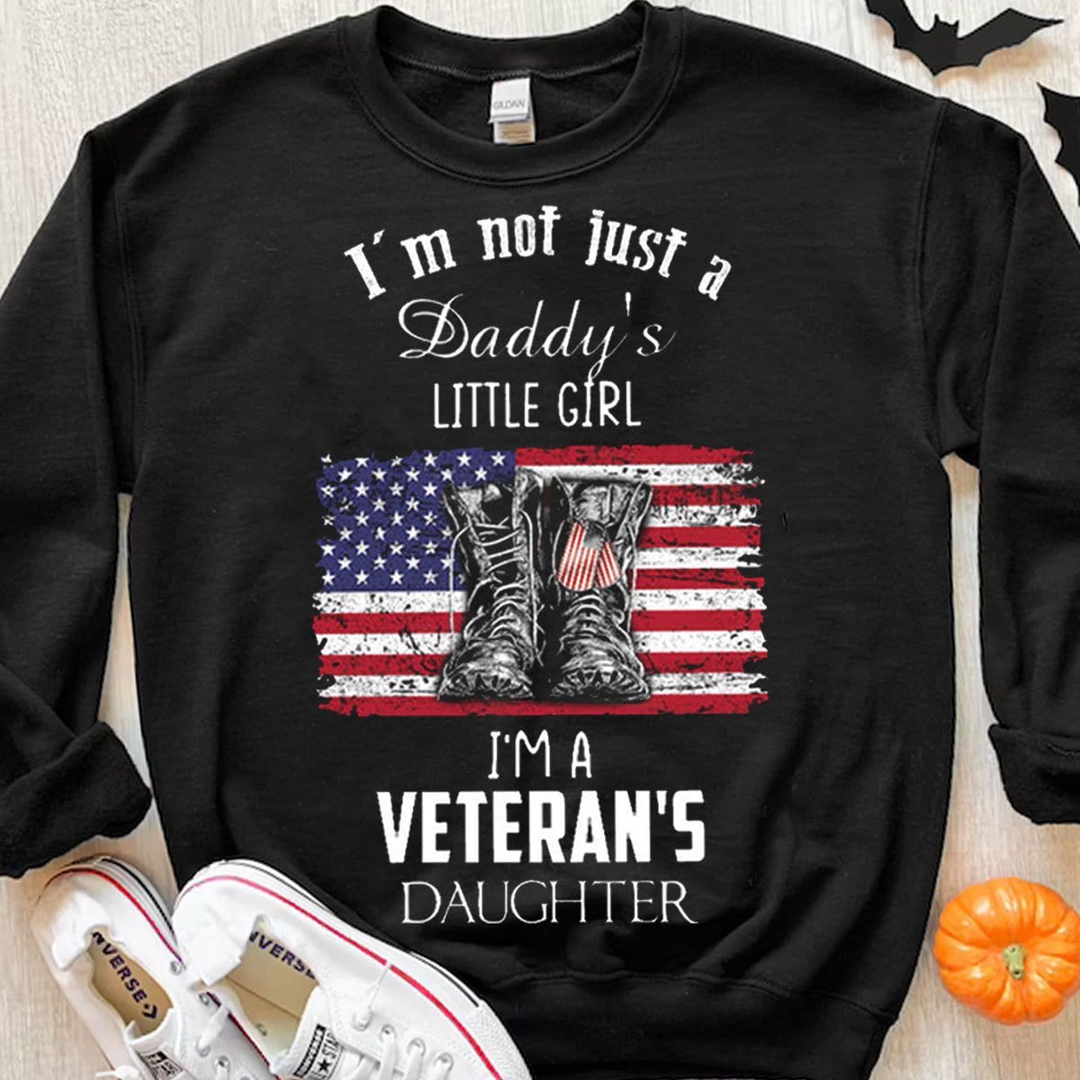 No soy solo la niñita de papá, soy la hija de un veterano. Camisetas
