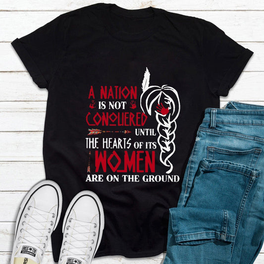 Una nación no se conquista Camisetas de los nativos americanos