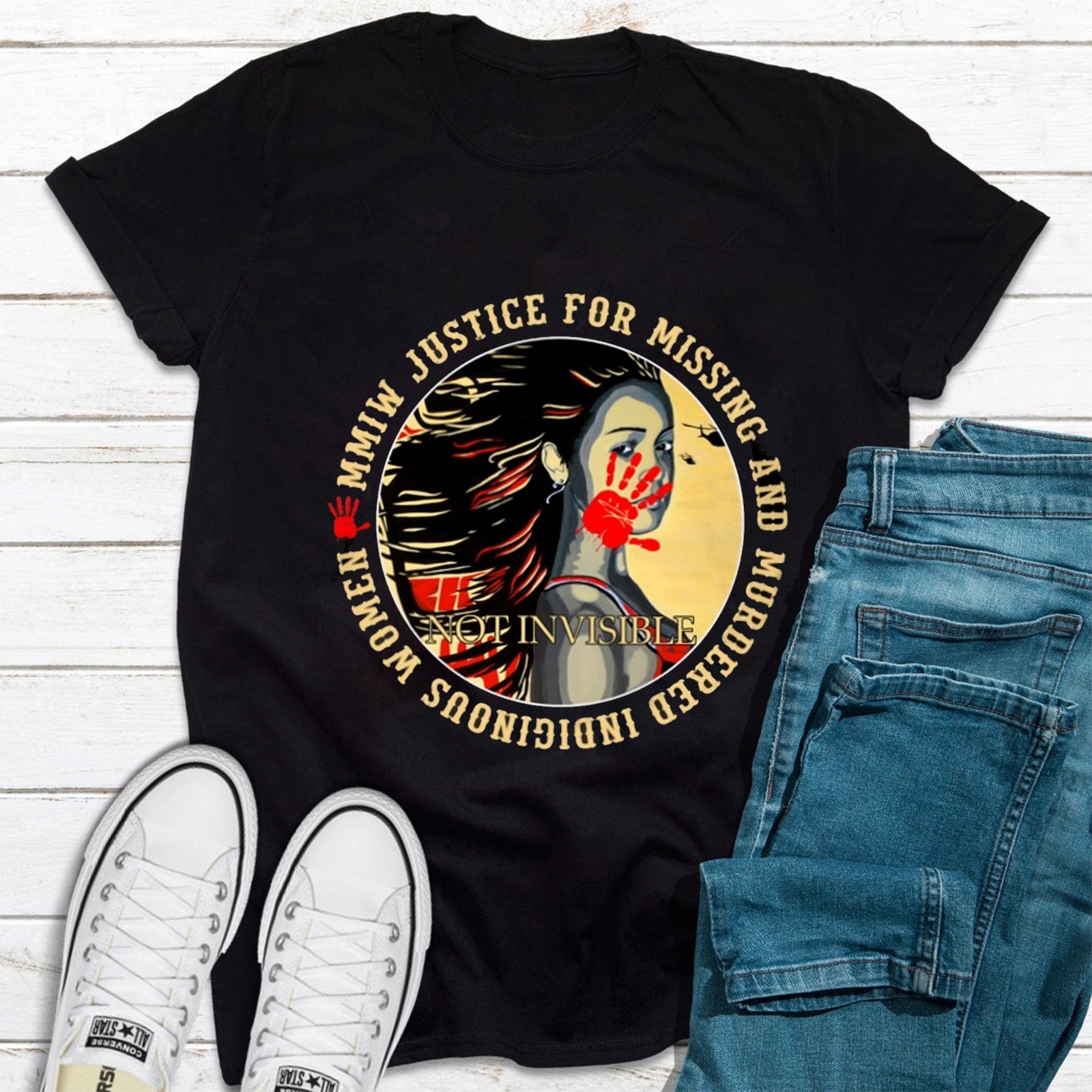 Camisetas de MMIW Justicia para los nativos americanos desaparecidos y asesinados