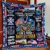 U.S. Navy I Am A Proud Navy Veteran Blanket