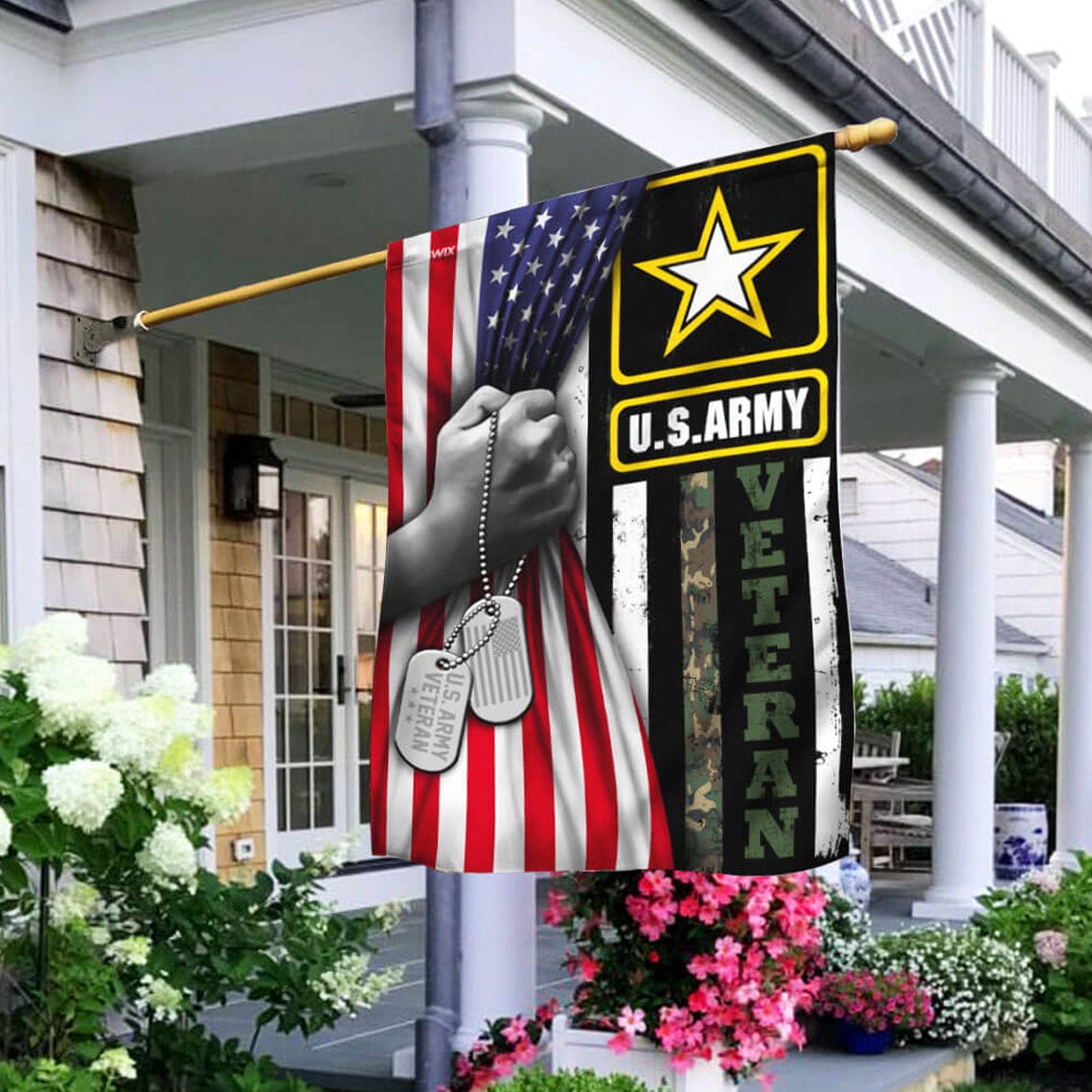 United States Army Veteran House & Garden Flag