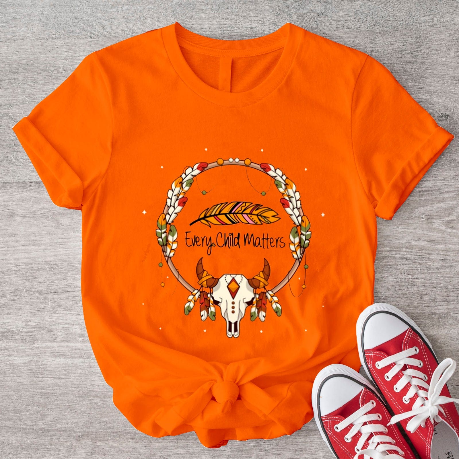 Día de la camiseta naranja: cada niño importa, nativo americano