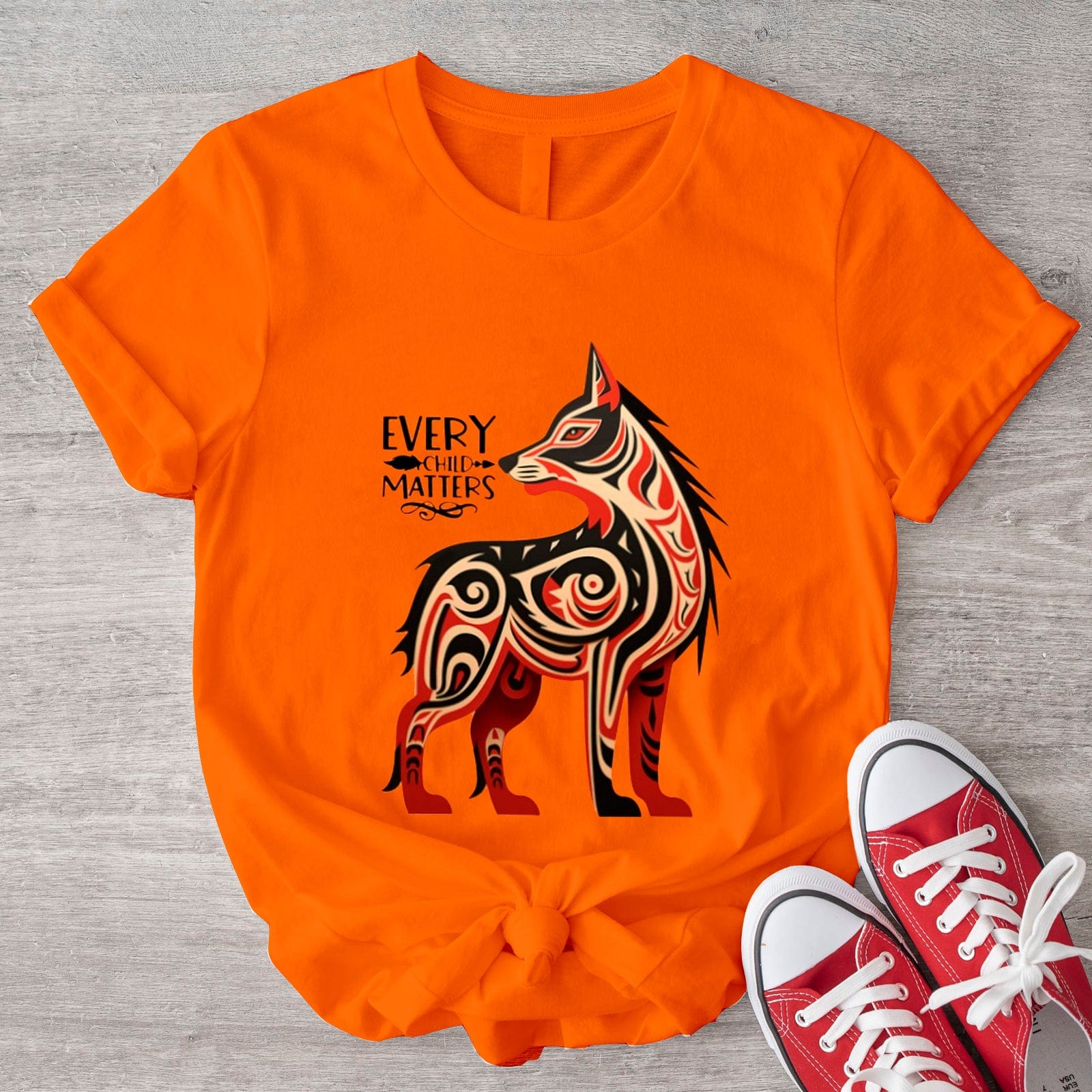 Every Child Matters Wolf, Orange Shirt Day