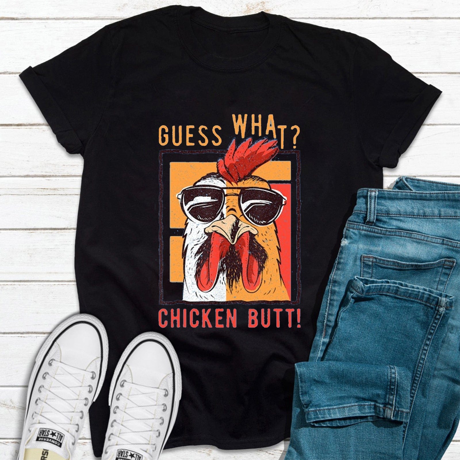 Guess What Funny Chickens Shirt