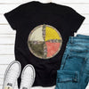 Native Americans Medicine Wheel Feathers Shirts