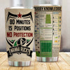 80 Minutes 15 Positions No Protection Rugby Knowledge Tumbler