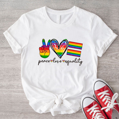 Peace Love Equality LGBT Shirt