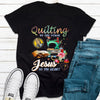 Quilting In My Veins Jesus In My Heart Sewing T Shirts