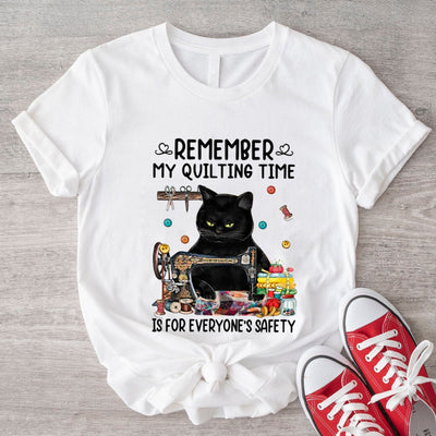 Remember My Quilting Time Sewing Cat Shirt