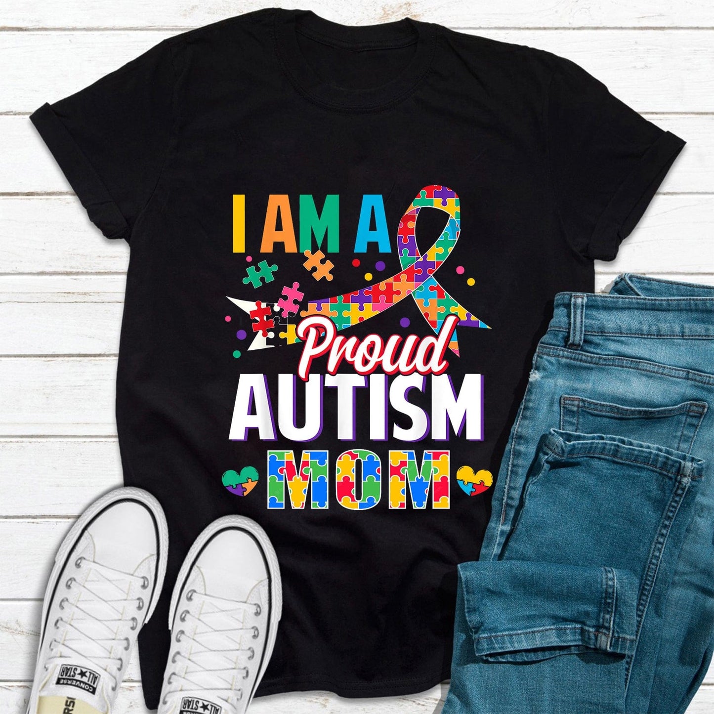 I Am A Proud Autism Mom Shirt