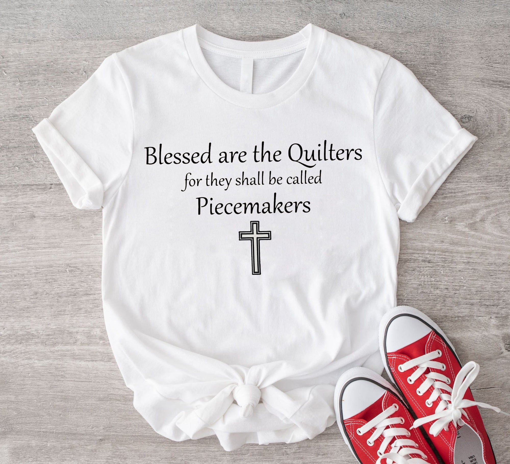 Blessed Are The Quilters Sewing Shirt