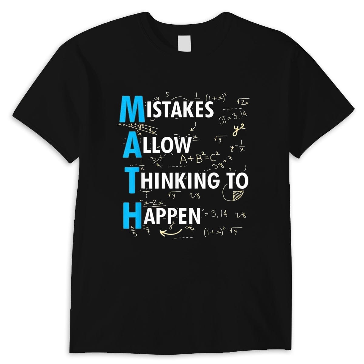 Math Mistakes Allow Thinking To Happen Math Teacher Shirt