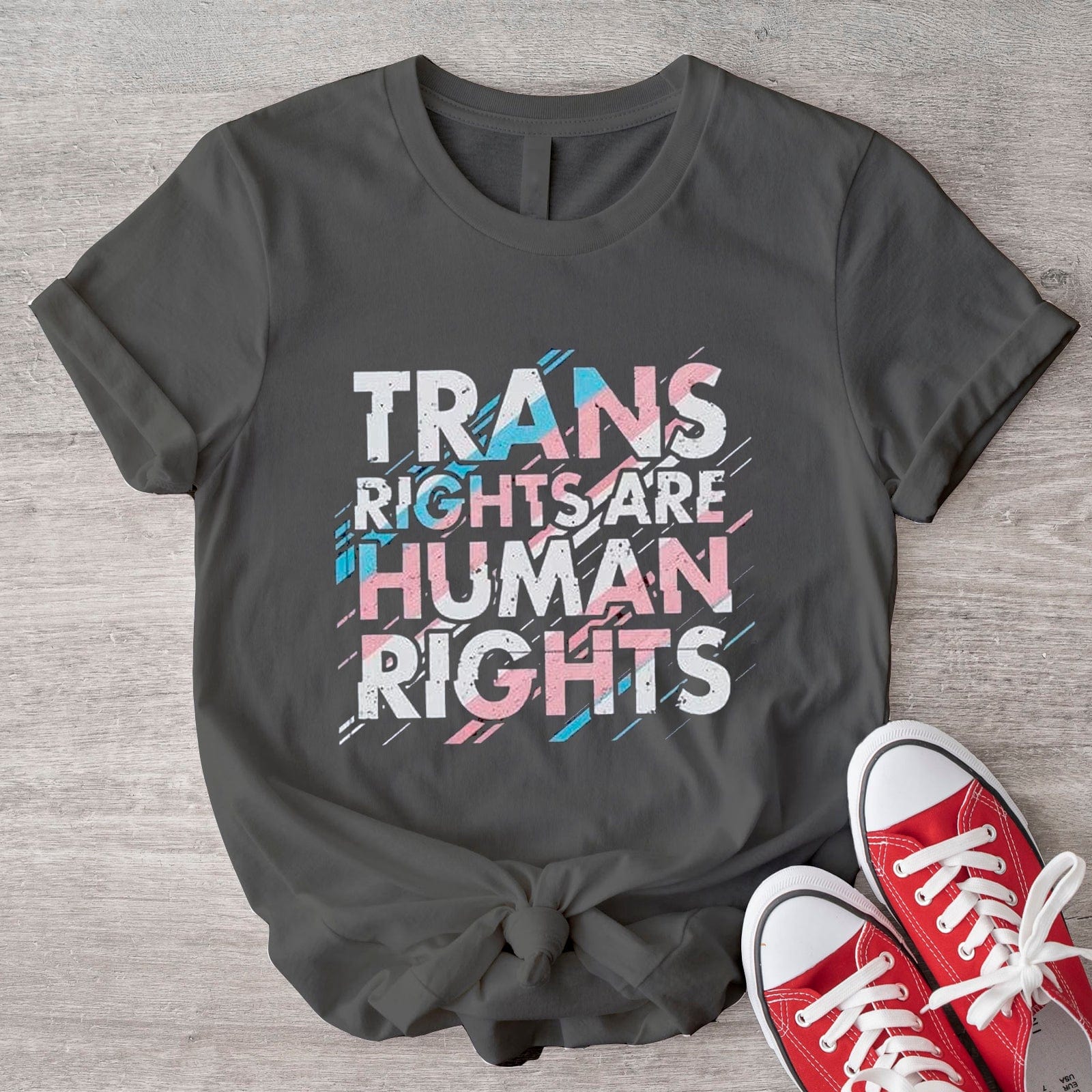 Los derechos trans son derechos humanos, apoya a las personas transgénero Camiseta del orgullo LGBT