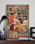 Póster vintage de Girl With Books (Chica con libros) No es acaparamiento si se trata de libros