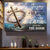 Christian Wall Art - "Jesus is the Key to Heaven" Faith & Cross Canvas, Poster