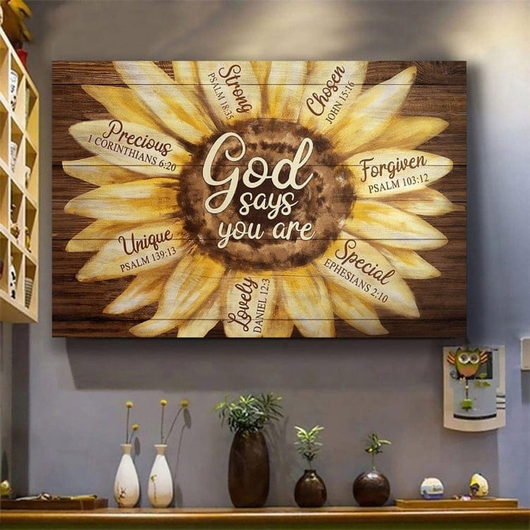 Sé fuerte, sé valiente, sé humilde, sé asombroso, póster de Jesús, lienzo nuevo